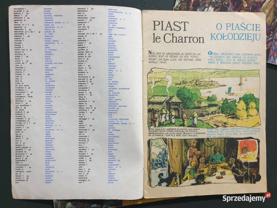 Legendy Polskie 3 dwujęzyczne komiksy francuski Gdynia