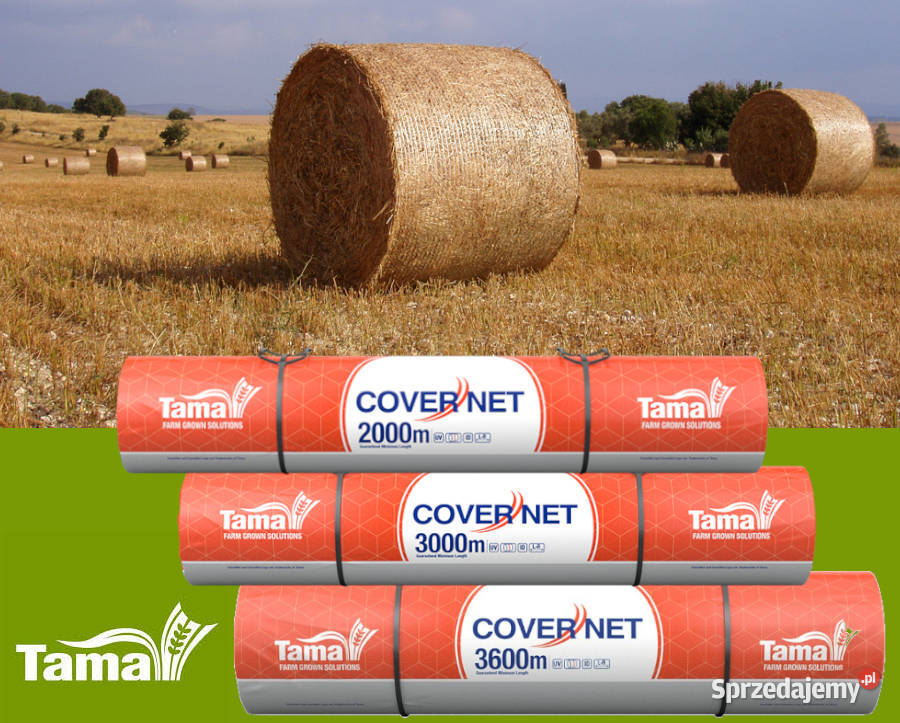 Siatka Tama CoverNet 3000m123 do pras bel słomy Piła