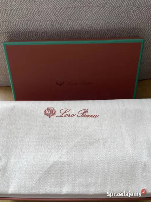 Torebka Loro Piana L19 w pudełku czarna skóra Wrocław