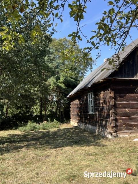 Drewniany dom z bali do przeniesienia Gm Maciejowice