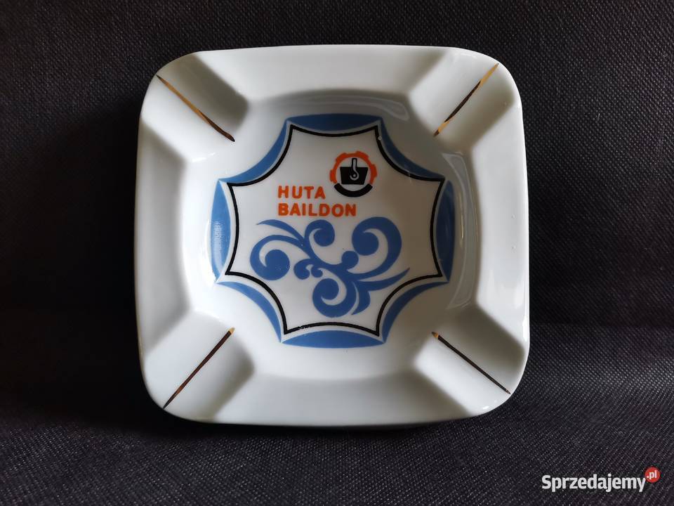 Stara nieużywana popielniczka Huta Baildon Porcelana i szkło Katowice sprzedam