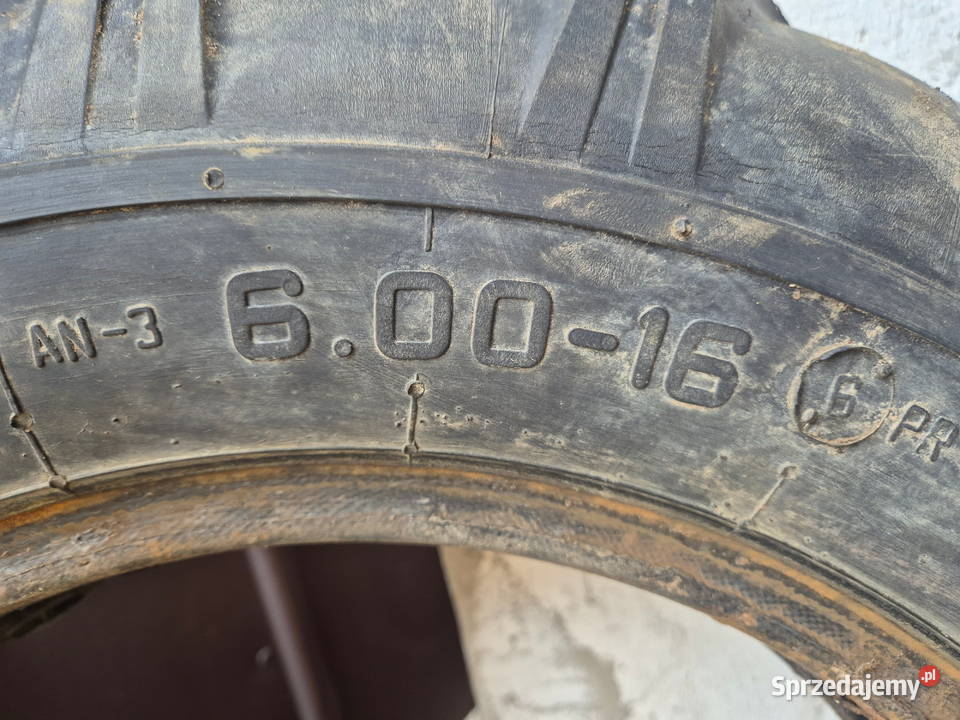 2x Opona jodełka 600 16 opona rolnicza 16 małopolskie Bucze