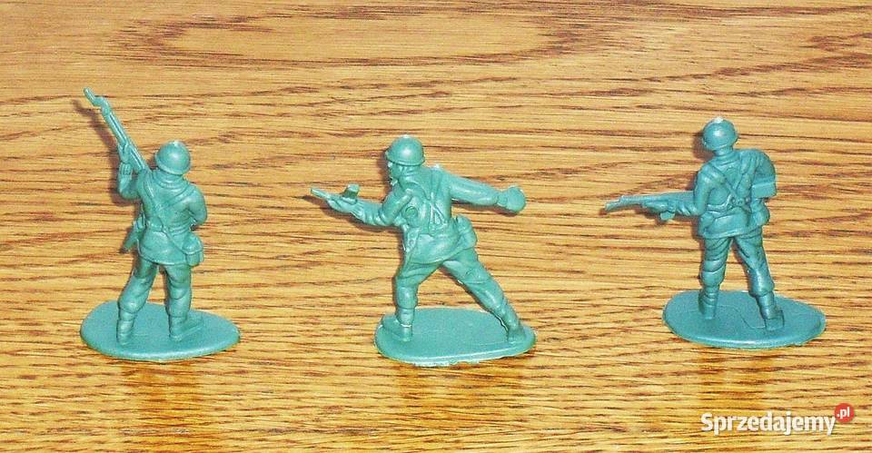 Figurki zabawki repliki plastikowe żołnierzyki 3 lata+