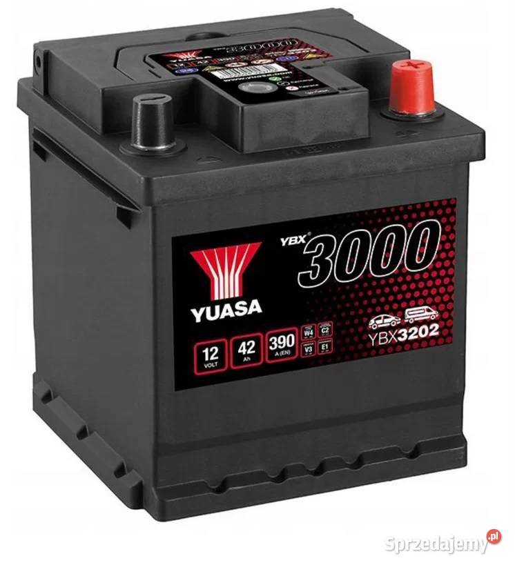 Akumulator Yuasa Standard 12V 42Ah 390A kostka pomorskie Gdynia