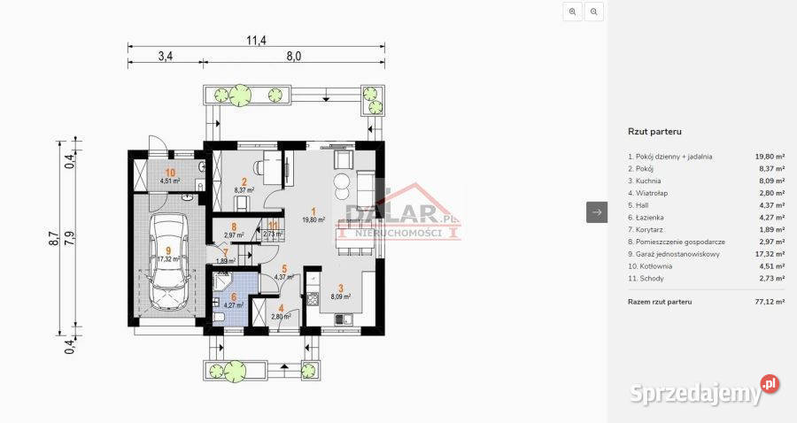 Dom bliźniak do sprzedania Tarczyn 12672m2 Rok budowy 2024 mazowieckie