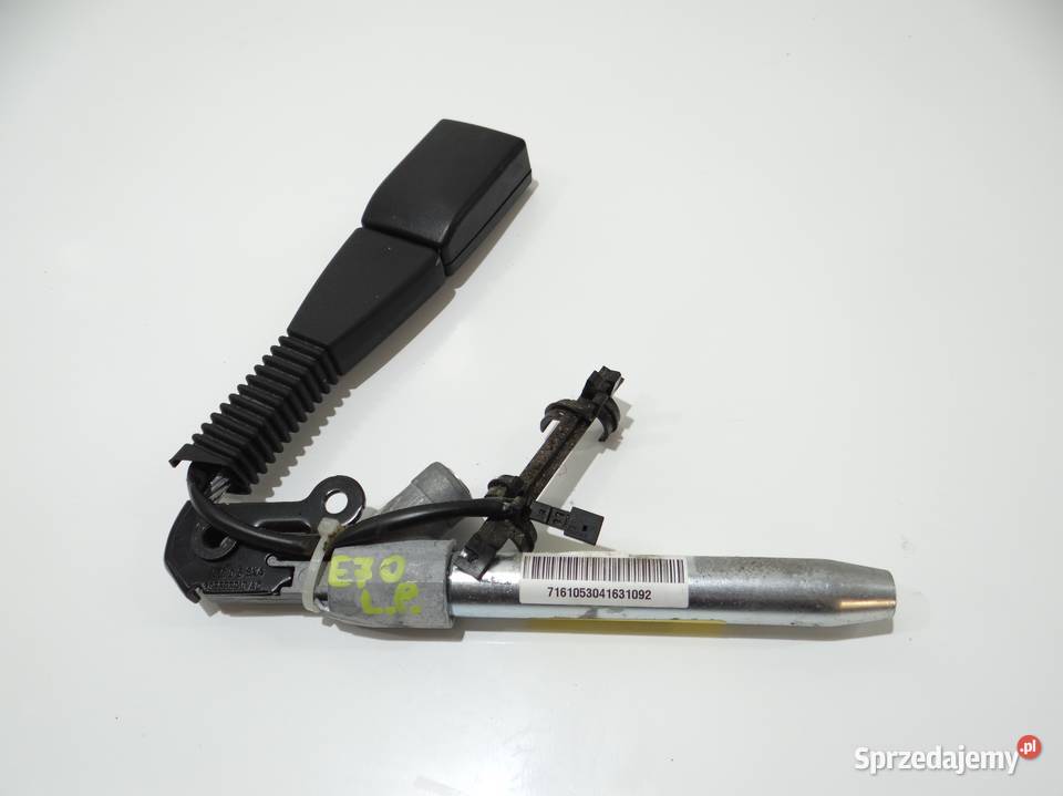 NAPINACZ PASA LEWY PRZÓD BMW X5 E70 7161053 osobowe Części samochodowe Strzyżewice