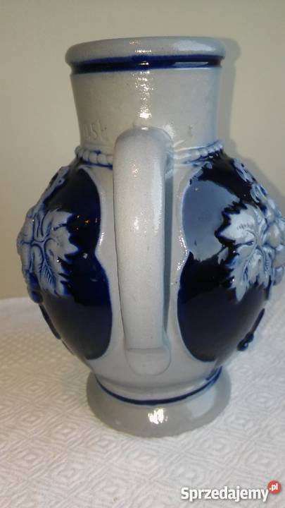 dzbanek dzban ceramiczny poniemiecki kobalt inny kolor Gdańsk