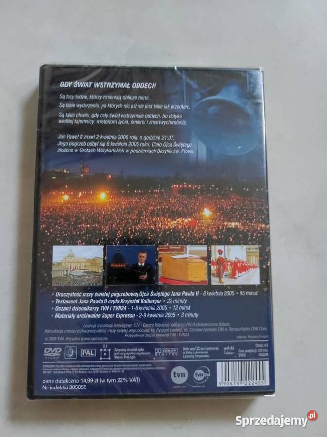 Gdy świat wstrzymał oddech Film DVD UNIKAT świętokrzyskie Kielce