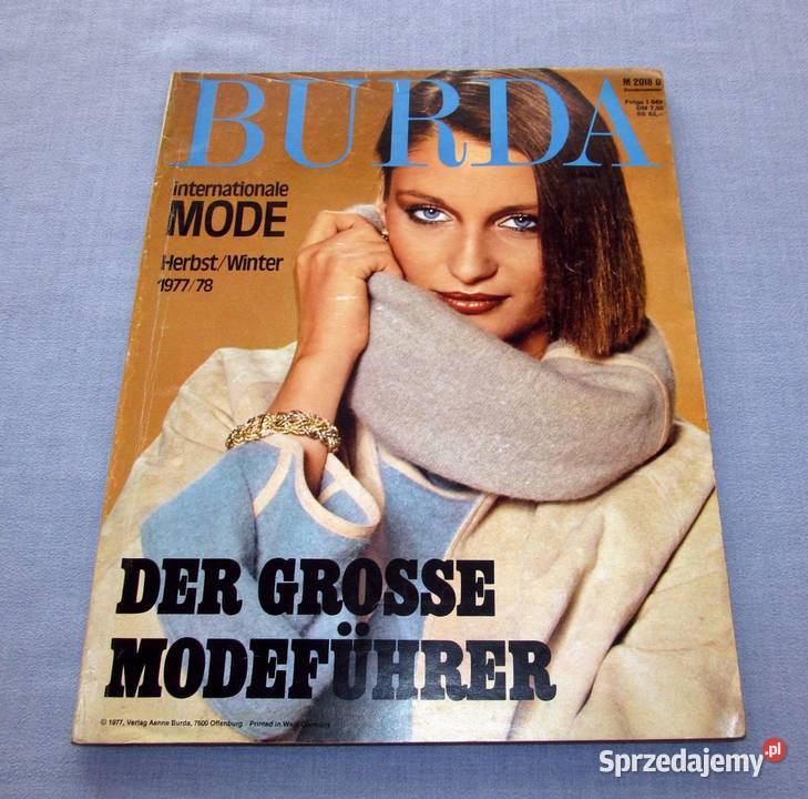 Burda International JesieńZima 197778 moda miękka Skępe sprzedam