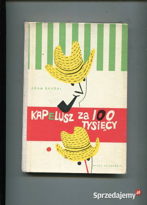 Kapelusz 100 tysięcy Adam Bahdaj twarda Szczecin