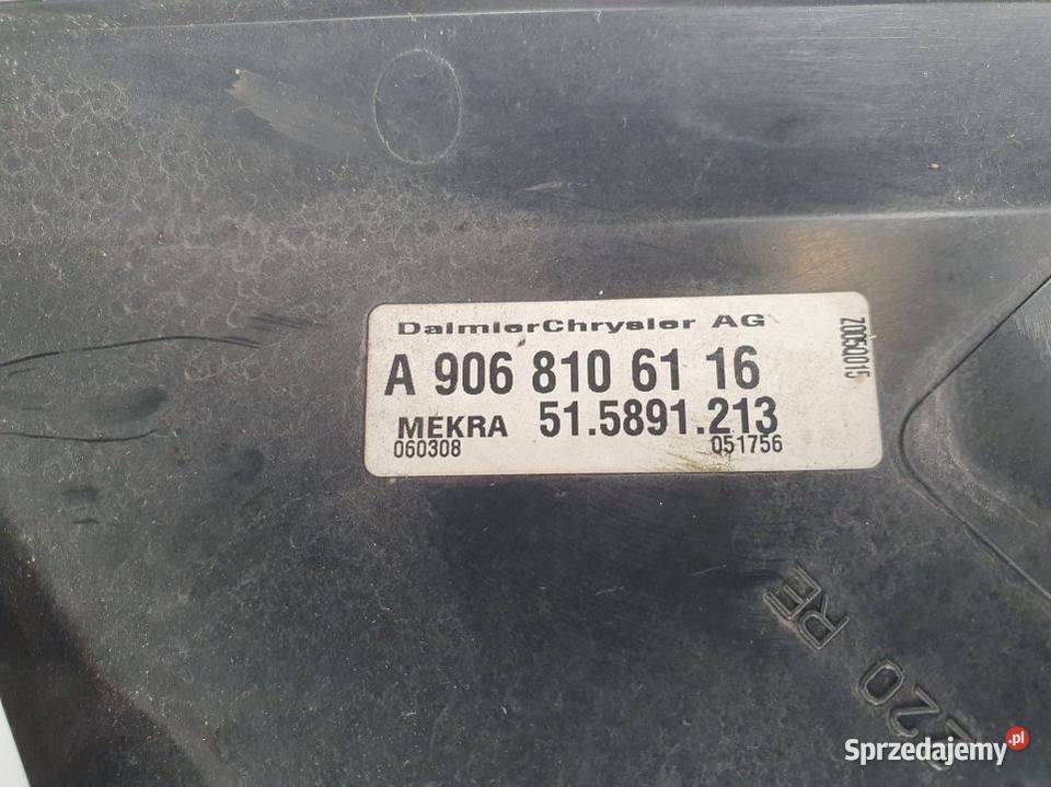 LUSTERKO PRAWE VOLKSWAGEN CRAFTER A9068106116 Pozostałe