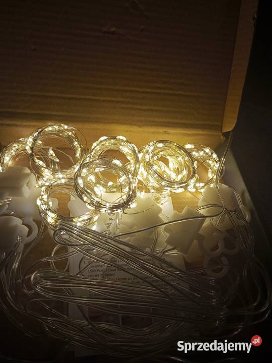 Lampki LED 3m X 3m Podpięcie pod USB Końskie