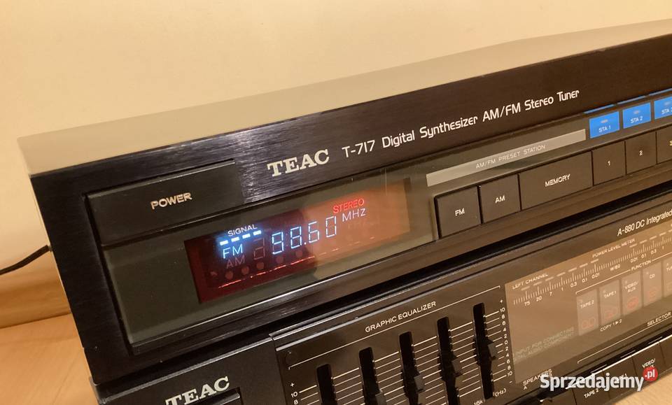 Tuner Radio Odbiornik TEAC T717 SPRAWNY pomorskie Gdynia