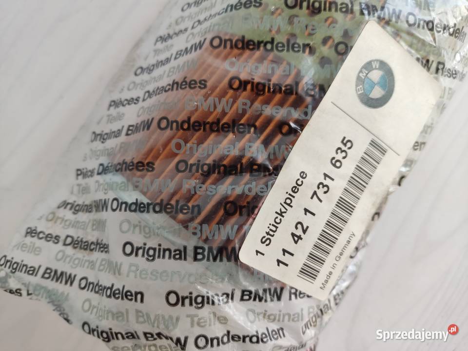 Filtr oleju oryginał BMW 11 42 1 731 635 Głuchołazy