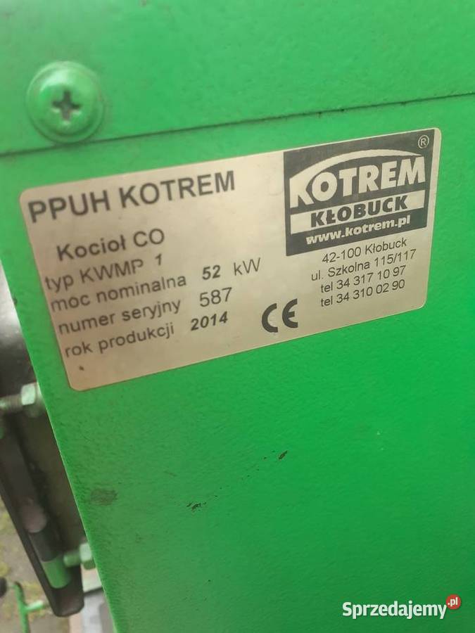 Piec CO kotrem Myszków