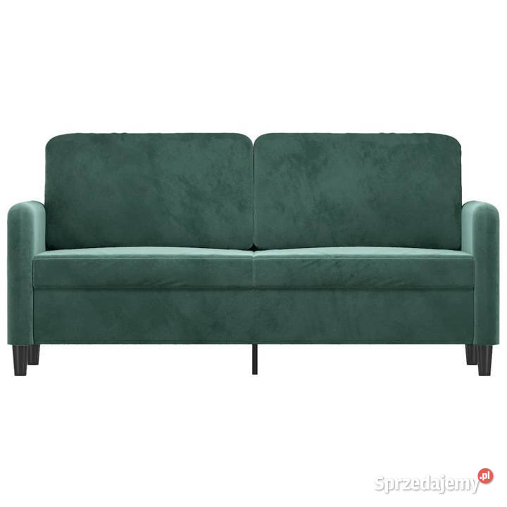 Sofa 2osobowa ciemnozielona 140 tapicerowana Warszawa