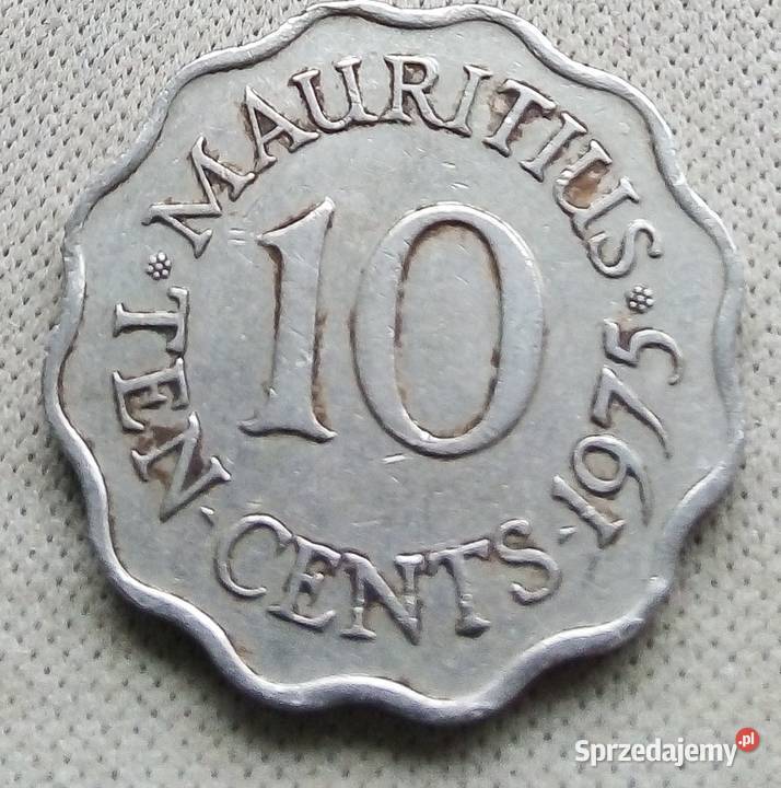 MAURITIUS TEN CENTS 1975 r ELŻBIETA mazowieckie
