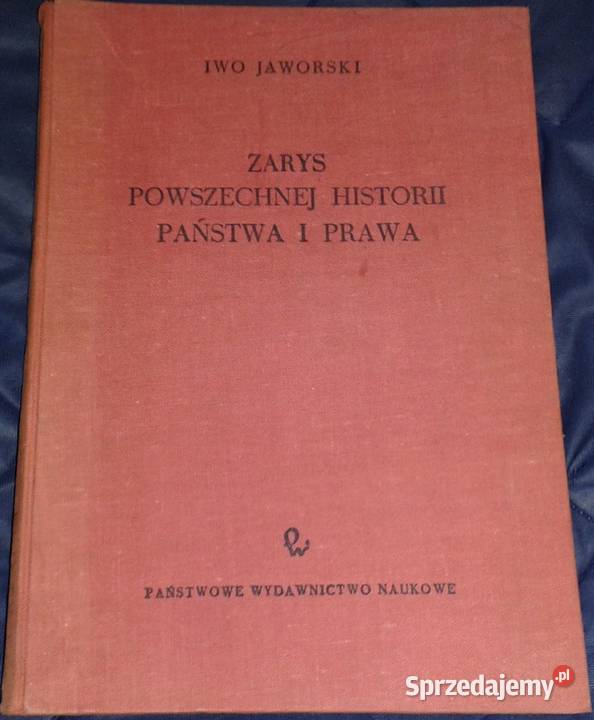 Zarys powszechnej historii państwa i prawa Iwo