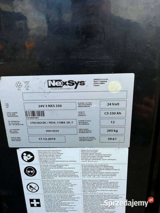 wózek paletowy z masztem CROWN ESi4000 Triplex elektryczny Działoszyn