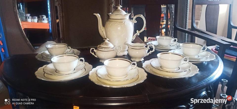 Talerzyk Schumann Bavaria Ecru Porcelana i szkło Gdańsk sprzedam