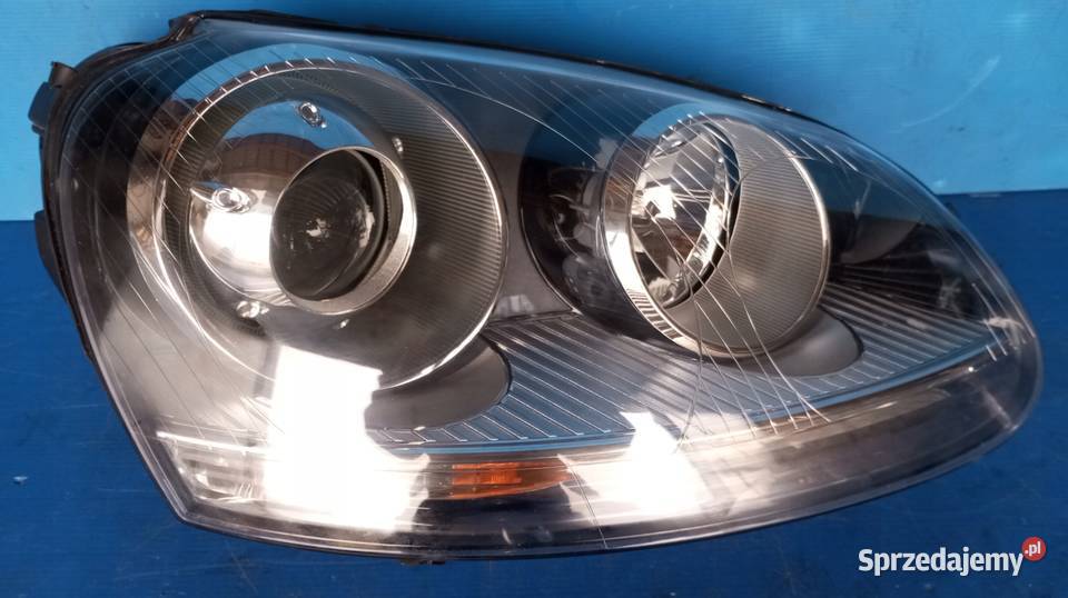 LAMPA PRAWY LEWY PRZÓD KOMPLET EU XENON VW GOLF Nowy Tomyśl
