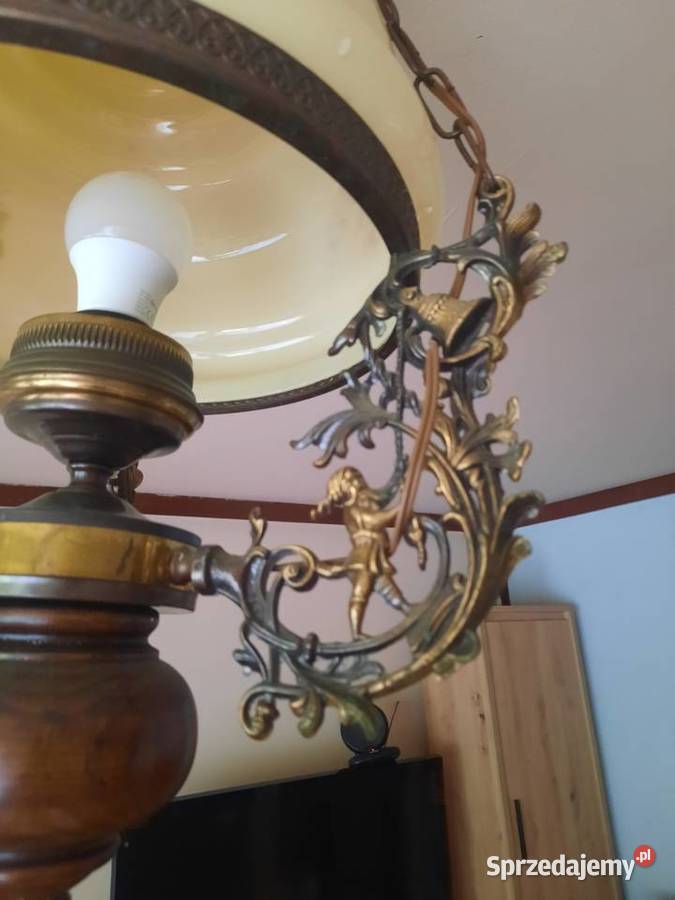 Lampa wisząca w stylu holenderskim Majolika Modliborzyce