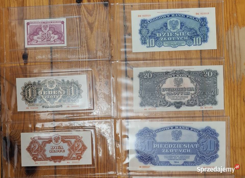 Komplet Banknotów Wydanie Lubelskie Gliwice sprzedam