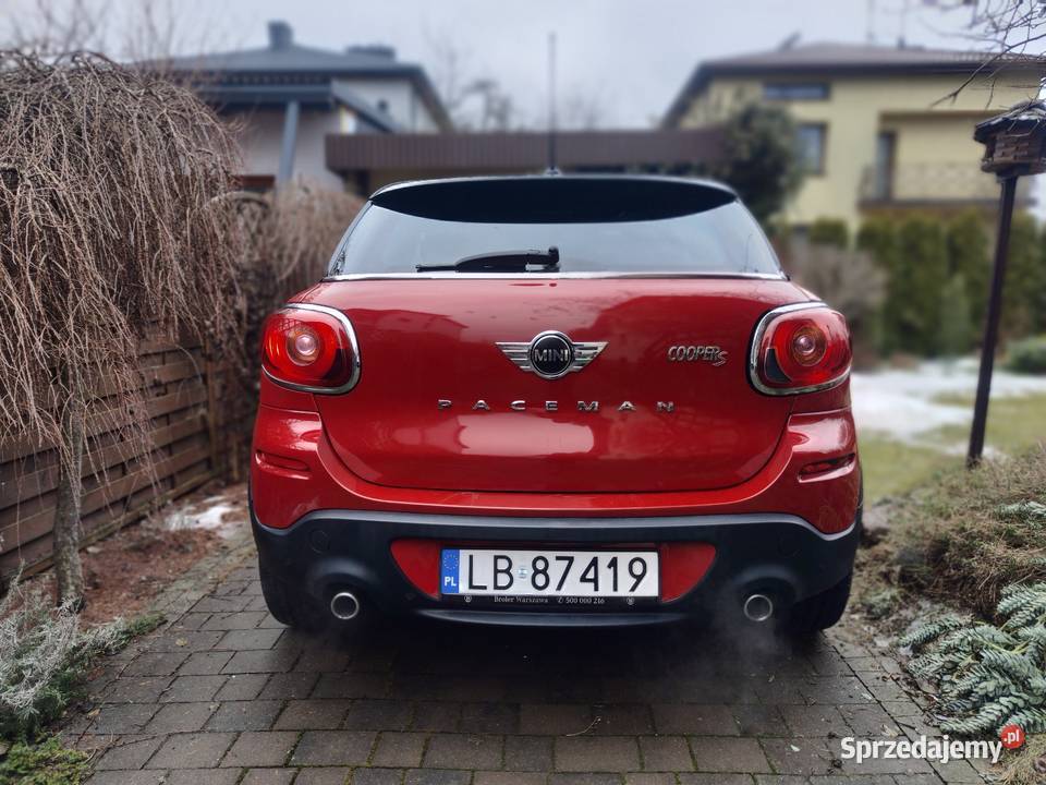 Mini Paceman S 16 B 184 AUTOMATI 4X4 gniazdo USB lubelskie Biała Podlaska