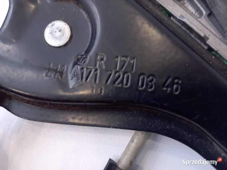 MECHANIZM SZYBY LEWY PRZÓD MERCEDES SLK W171 Układ elektryczny Nowy Tomyśl
