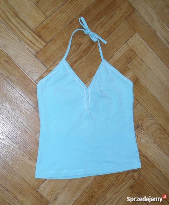 TURKUSOWY TOP TANKINI DEEP RS Wiązana na szyi Łódź sprzedam