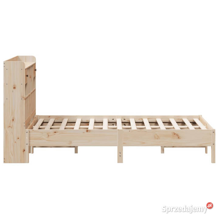 Łóżko z regałem bez materaca sosnowe 140x190 218cm Warszawa