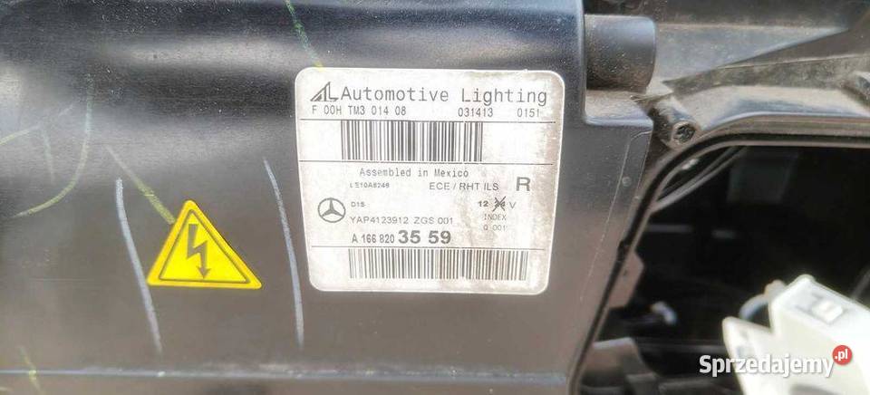 Lampa Przód Xenon Led ILS Mercedes X166 GL 1215r