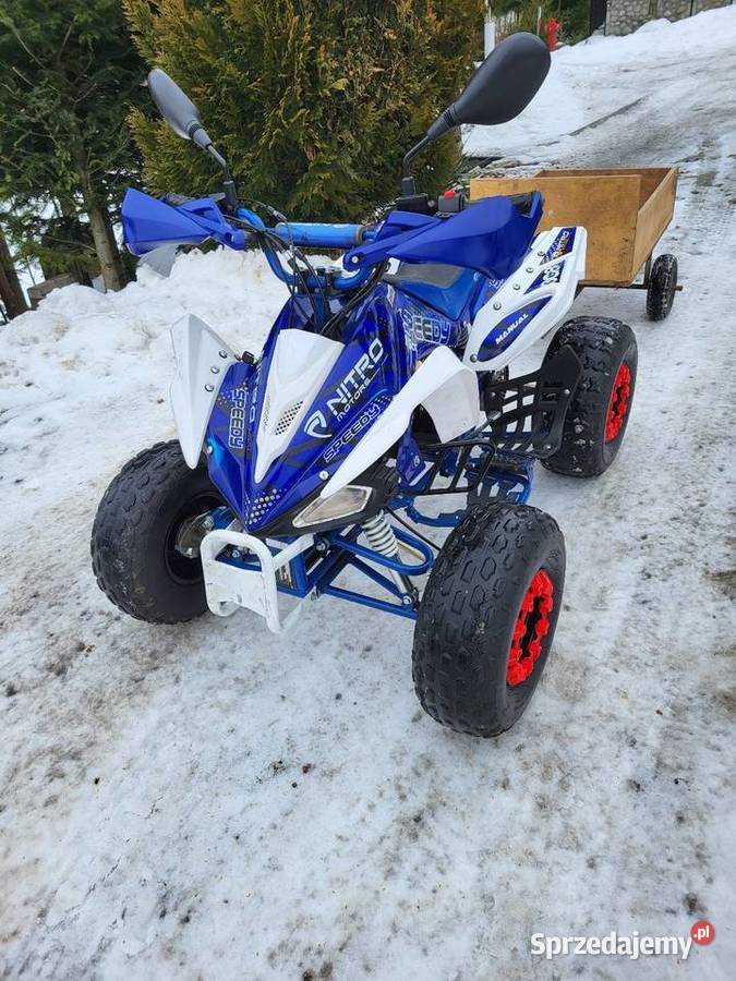 Quad 125cc Speedy Nitro Przyczepka 125cm3 małopolskie Bobowa