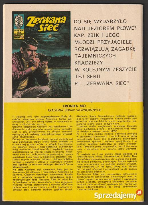 KAPITAN ŻBIK W POTRZASKU 1977 miękka Łódź sprzedam