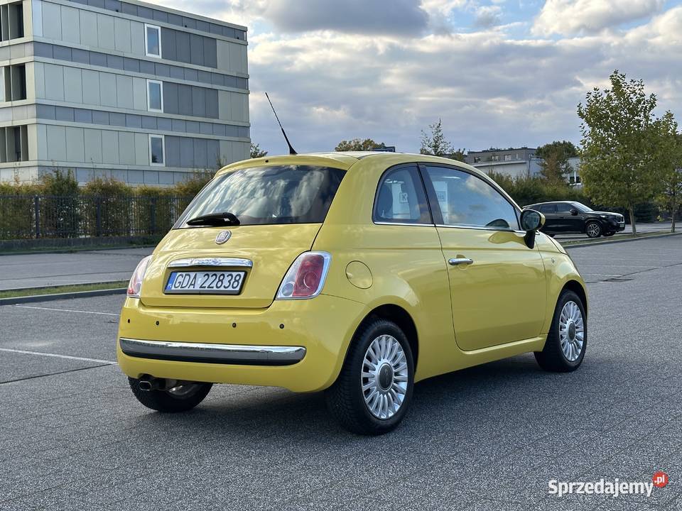 Piękny Fiat 500 12 benzyna klimatyzacja czujniki manualna Warszawa