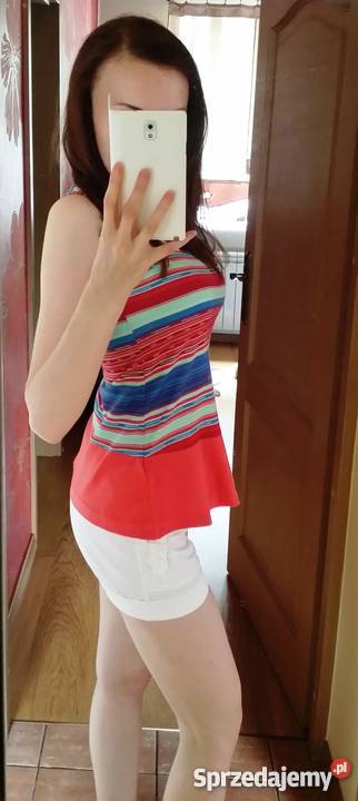 Top bokserka bluzka Bon Prix 3234 XS paski Topy i koszulki Nowy Tomyśl