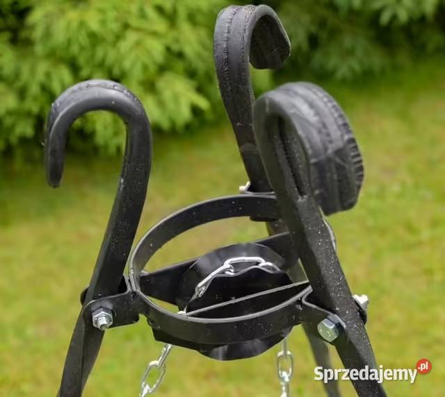 TRÓJNÓG ogrodowy z łańcuszkiem na ruszt kociołek Paleniska Skawina