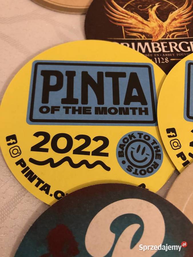 podkładki okrągłe pod szklanki czy kufle do piwa Zegrze