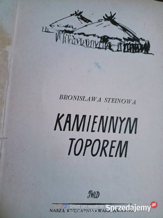 Kamiennym toporem książki prezenty Warszawa mazowieckie sprzedam
