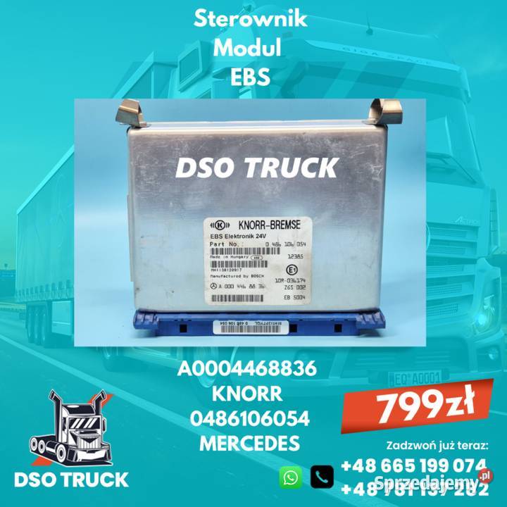Sterownik Modul EBS A0004468836 KNORR 0486106054 sprzedam