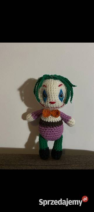 Joker wykonany na szydełku Tychy