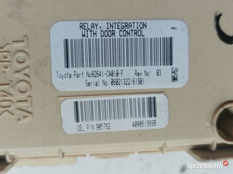 MODUŁ 82641CA010F Toyota Avensis II 20032009 Rok produkcji 2006 Części samochodowe