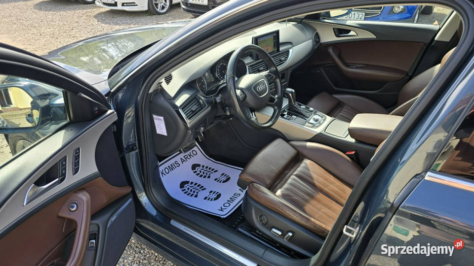 Audi A6 Avant Ultra Daytona Grey Bose wielofunkcyjna kierownica Zieleniewo