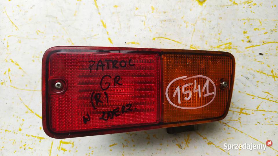 PATROL LAMPA PRAWY TYŁ W ZDERZAK GR Y60 Y61 EU Wrocław