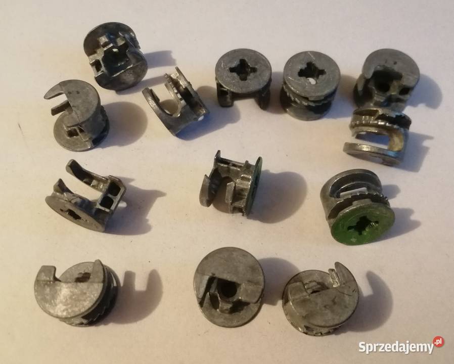 Mimośród fi 15mm 12mm złącze zaczep 13 meblowe