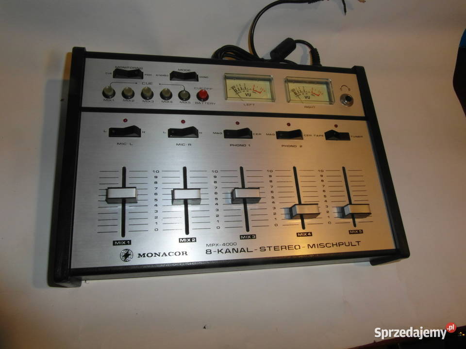 Mixerstereoaudio Monacor Wzmacniacze i pokrewne Kraków