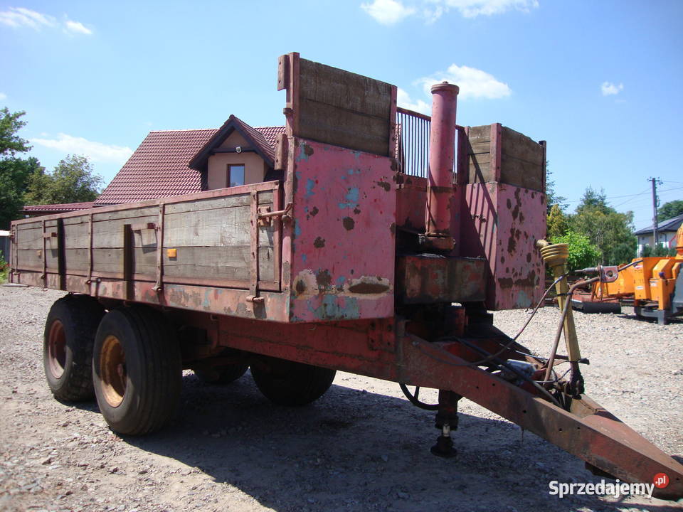 przyczepa tandem ładowność 10 ton Czaplinek