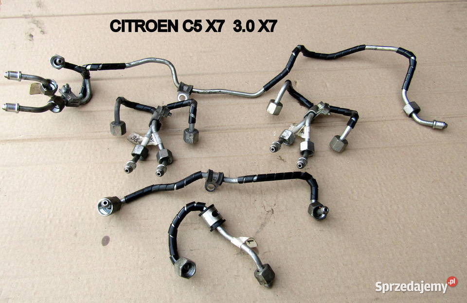 PRZEWODY PALIWA RURKI CITROEN C5 X7 30HDI V6 Mysłaków sprzedam