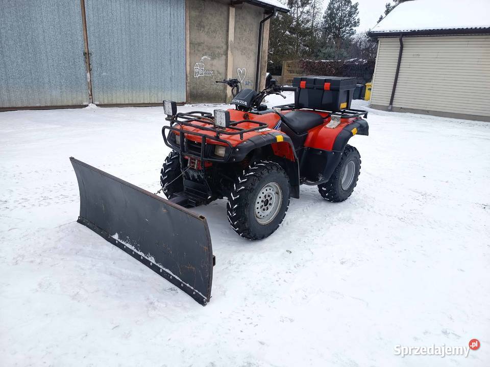 Quad Honda Fourtrax 350 4x4 Pług wyciąarka hak 350cm3 Wsola