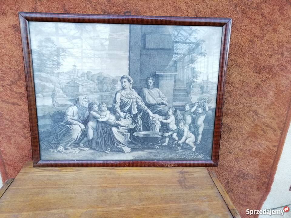 Obraz antyk przedwojenny Pleszew